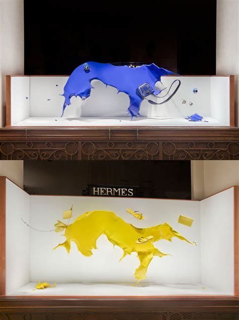 hermes shop window|hermes paris window display.